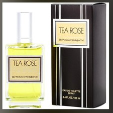 Tea Rose The Perfumer's Workshop Eau De Toilette Spray, 3.4fl oz, 100ml -SEALED
