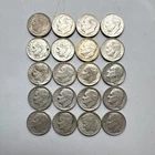 Roosevelt Silver Dimes Lot 1951-1964 Circulated US Coins 10C 0.9 Fineness