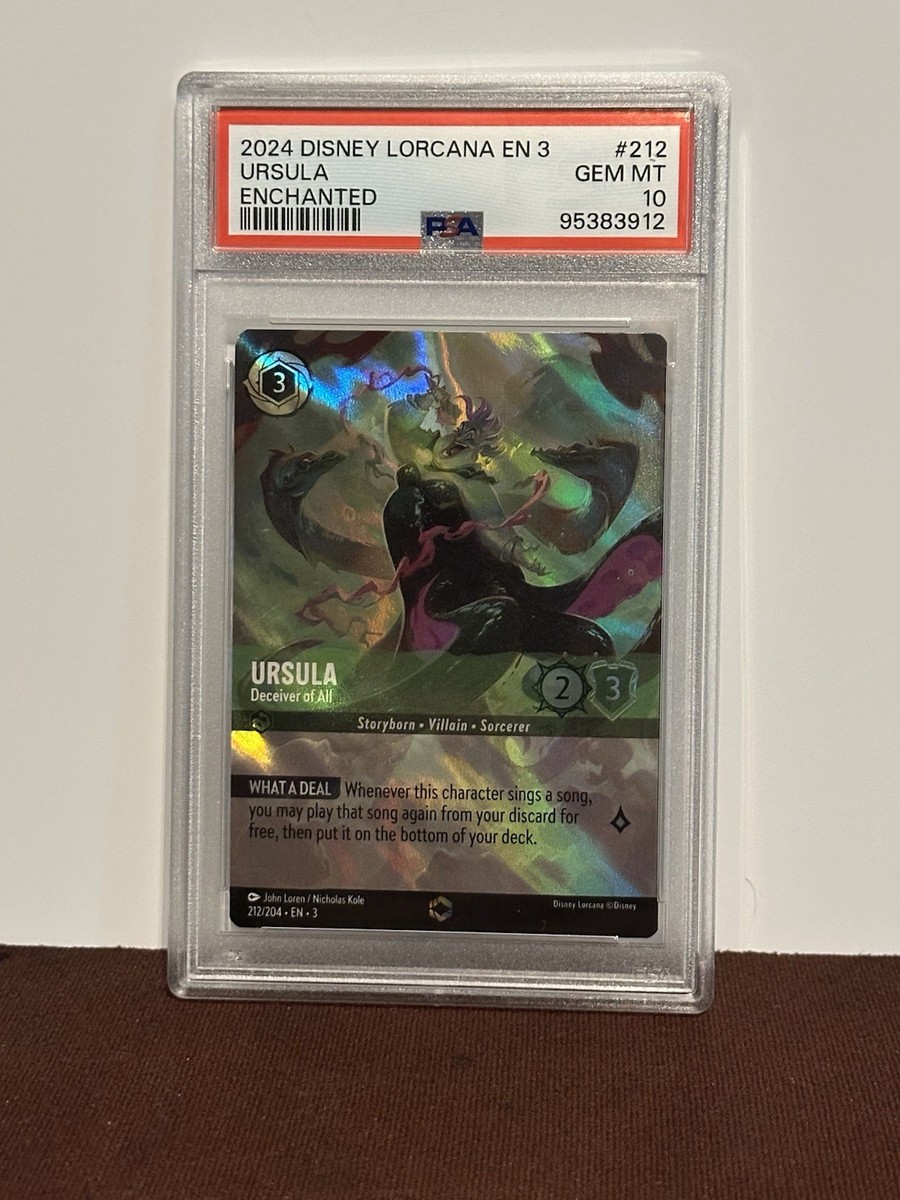Disney Lorcana TCG Ursula, Deceiver of All, Into the