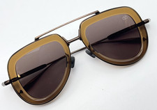 Valentino Sunglasses V-LSTORY-VLS-129D Brown Aviator Frame Brown Lens 50mm NEW