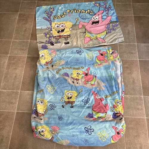 SpongeBob SquarePants Twin Fitted Sheet With Pillowcase 2003