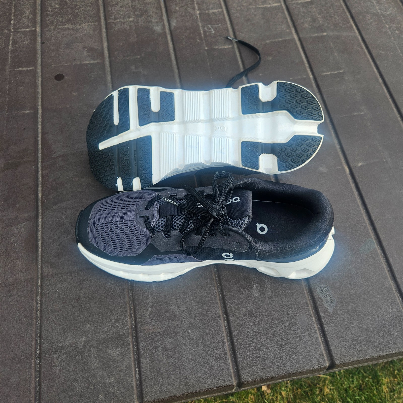 Size 8.5 - ON Cloudrunner 2 Eclipse Black/Gray  W… - image 8