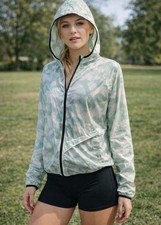Under Armour Storm Windbreaker Womens Run Anywhere Lightweight Jacket Size M Gym