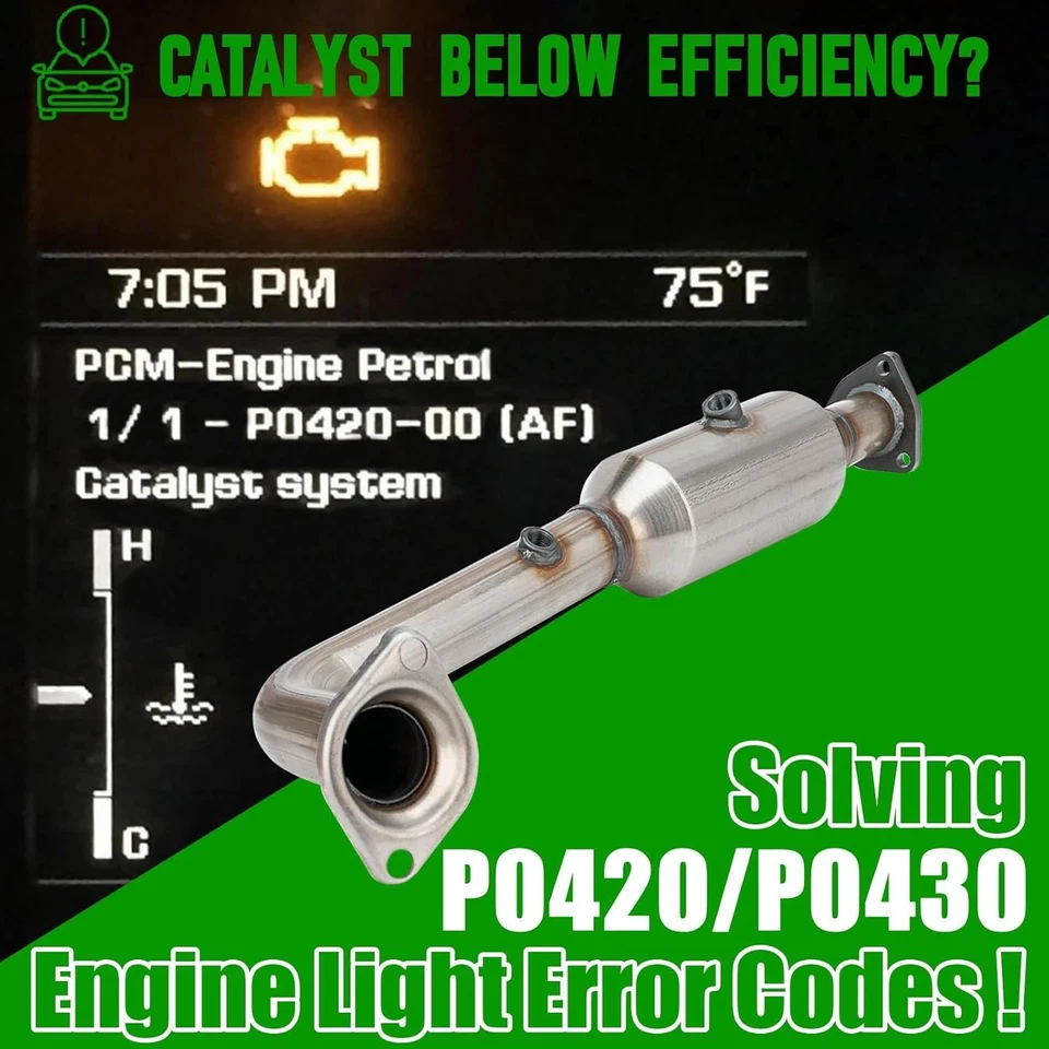 Kit convertidor catalítico delantero de alto flujo ajuste directo Honda CRV CR-V 2007 2008... Foto 3 de 4