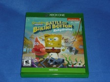 SPONGE BOB SQUARE PANTS BATTLE FOR BIKINI BOTTOM REHYDRATED  ( XBOX ONE, 2020)