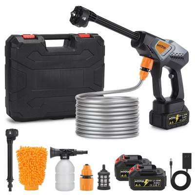 #ad #ad Portable Cordless Pressure Washer 600 PSI with 21V 2 Rechargeable 2.0Ah Powe... $91.55