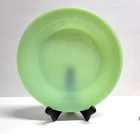 VINTAGE 1950’s JANE RAY JADEITE FIRE KING 9” RIBBED DINNER PLATE