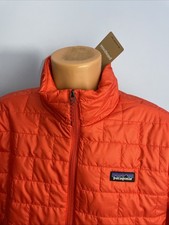 NEW NWT Patagonia Men's Nano Puff Lightweight Puffer Jacket SIZZLE RED XL