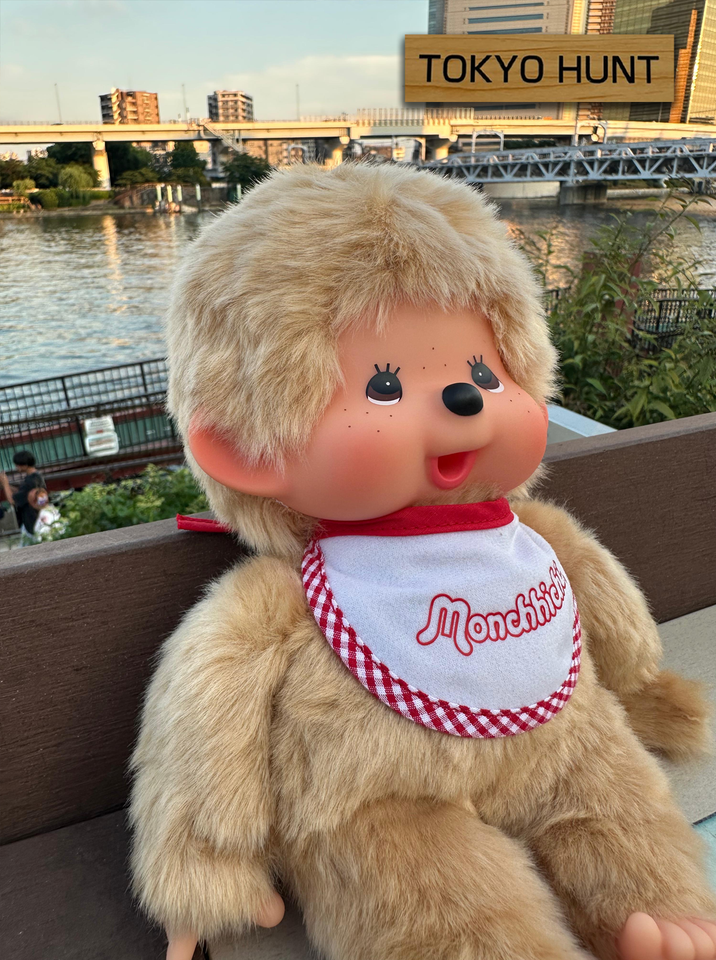Sekiguchi Monchhichi Love Happy Angel Boy Plush Doll S Size main image 1