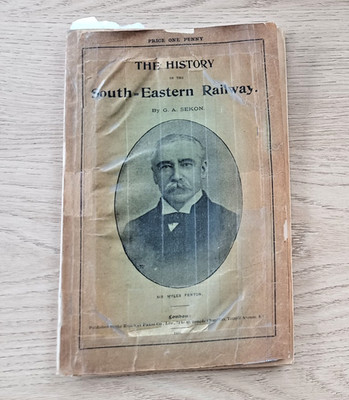 Antikes Heft - Geschichte Südostbahn - G A Sekon - 1895 - repariert - sehr guter Zustand