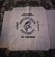 RARE Vintage Portland State University Rally Towel | Vikings GIJoe's Oregon