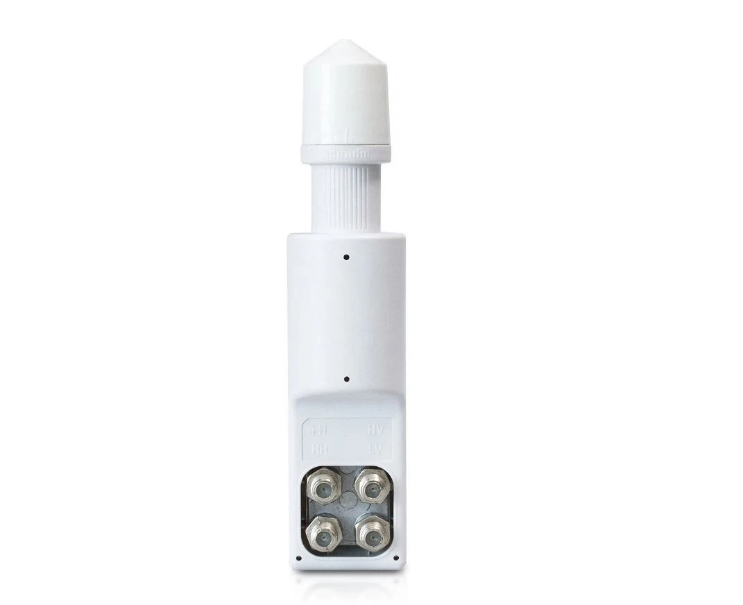 SET 4 x 23mm Quattro LNB + Multiinterruptor 17/32 Fuente de alimentación externa SAT Distribuidor