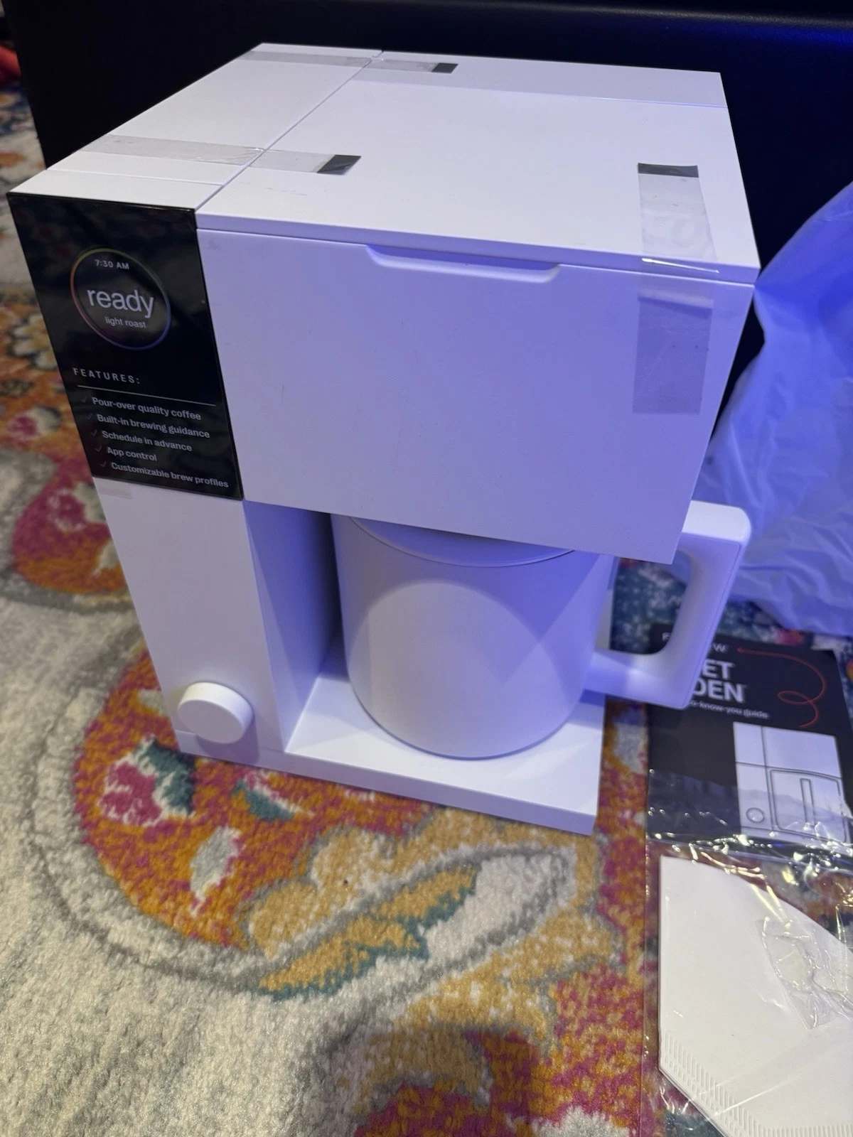 Fellow Aiden Precision Coffee Maker MATTE WHITE Open Box Never Brewed No Reserve