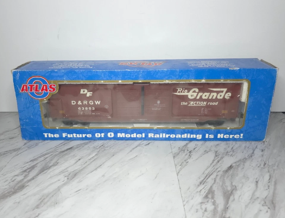 Atlas 6552-2 ACF 60’ Rio Grande Western DD Auto Parts Boxcar 3-Rail W/ BOX *READ - Image 2 of 4