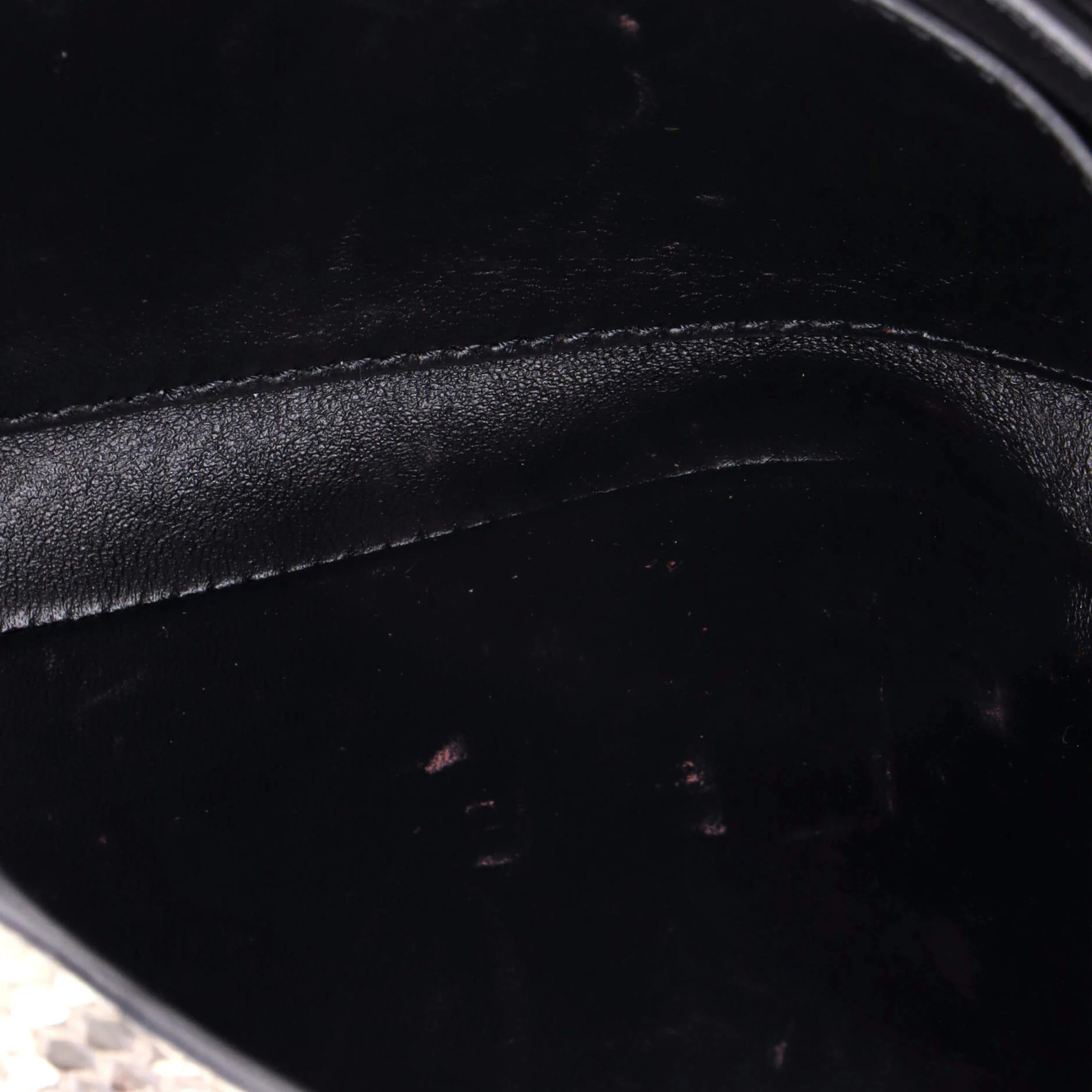 Versace La Medusa Chain Clutch Python Mini - image 5