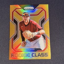 2022 Panini Prizm Seth Beer Class Gold Prizm #/10 Diamondbacks Rookie RC