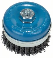 Bosch TopfbüRste, Stahl, Gezopfter Draht, 100 Mm, 0,5 Mm, 8500 U/ Min, M 14