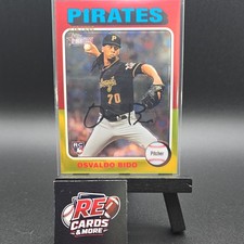 2024 Topps Heritage High Number Osvaldo Bido RC Chrome Parallel /699 #496