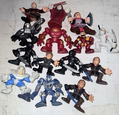 Menge 14 Hasbro Star Wars Transformers Galactic Heroes Actionfiguren 2''