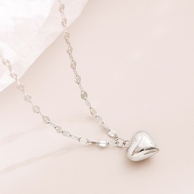 Elegant Versatile Dual Bar Link Minimalist Heart Pendant Ankle Chain 20+5cm