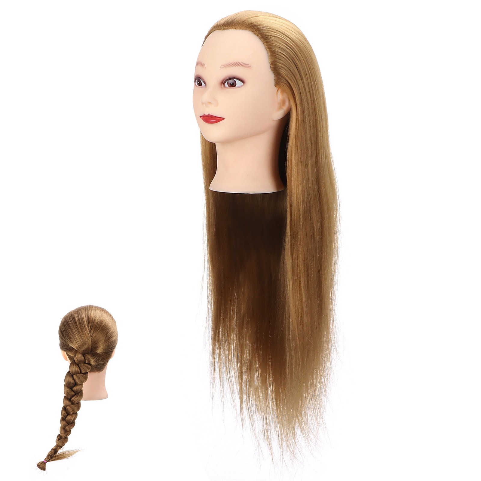 Hair Hairdresser Cosmetology Mannequin Head Hair Braiding Training Practicin