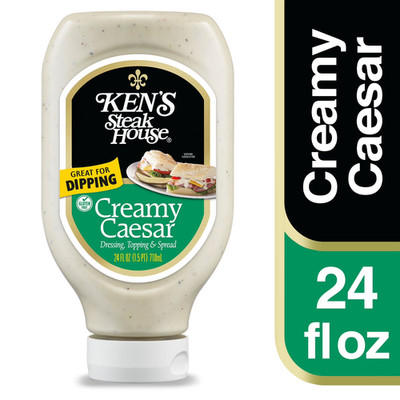 Ken's Steak House  Creamy Caesar Salad Dressing, Topping & Spread 24 fl oz