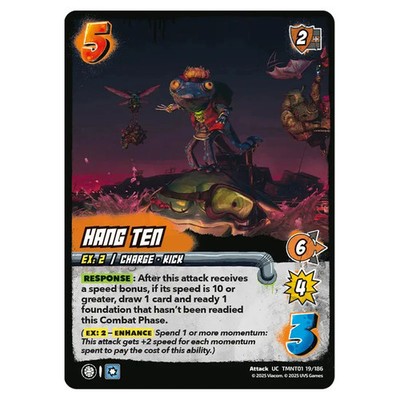 Universes - Teenage Mutant Ninja Turtles - Hang Ten (Uncommon) - TMNT01-019