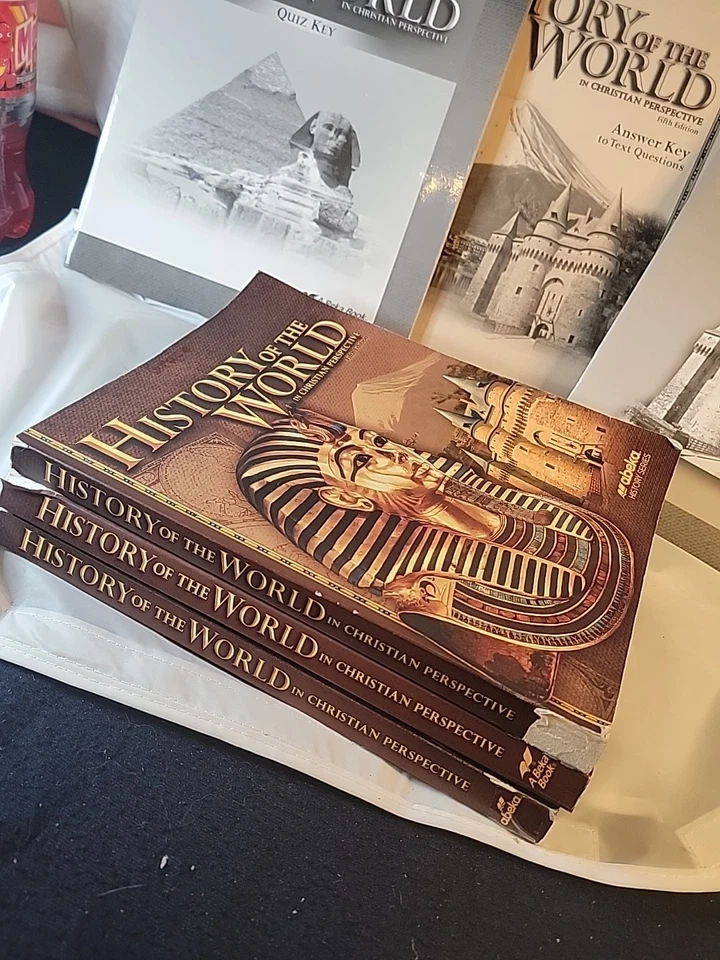 Abeka 7th Grade History of the World 3 student textbooks, & Test, Answer Keys & - Image 2 of 4