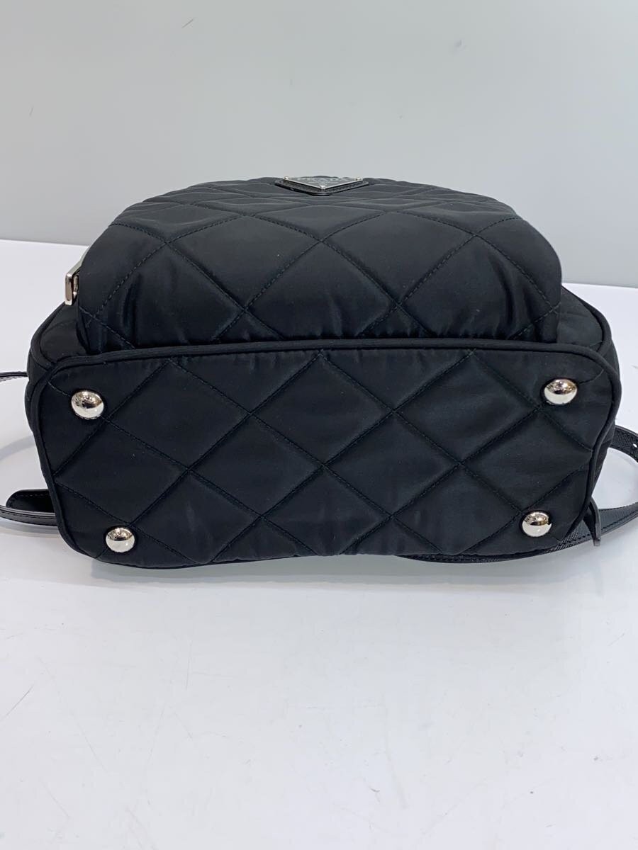 PRADA Backpack Nylon BLK Solid 1bz066 - image 4