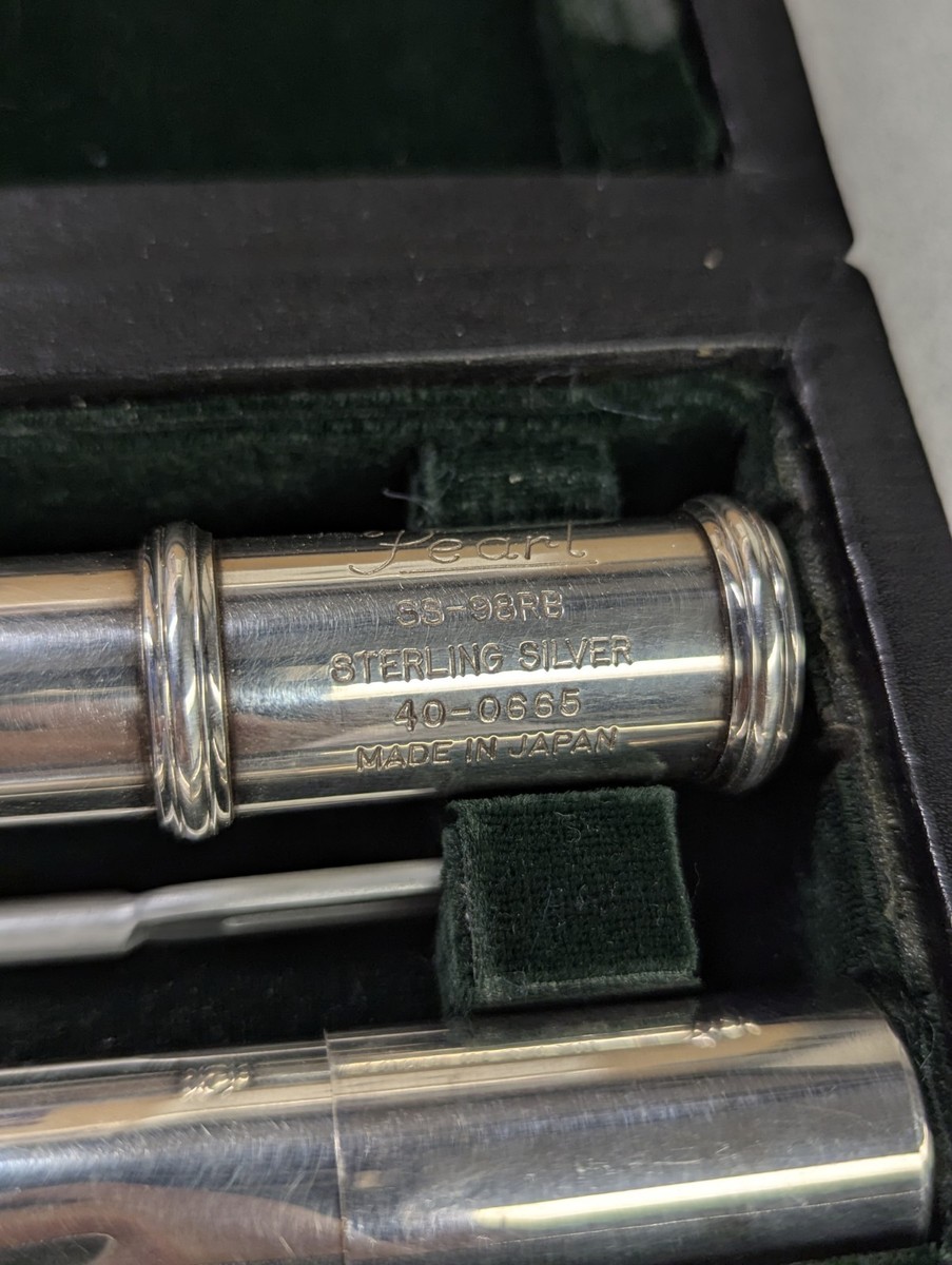 Pearl SS-98 RB Solid Silver open hole Flute Hand Made In JAPAN | eBay