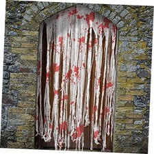 Pcs Halloween Door Curtain, 65"x 39" Doorway Curtain Decoration 4 Bloody