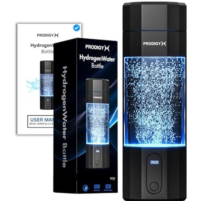 Generatore Acqua Idrogeno 5.8 PPM SPE/PEM | 210ml Antiossidante