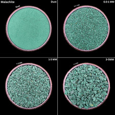 Natural Crushed Malachite Coarse Powder For Ring Inlay, Woodworking, Resin Art