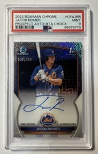 2023 Bowman Chrome Jacob Reimer Prospect Auto HTA Choice /150 #CPA-JRR PSA 9