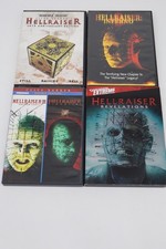Clive Barker Hellraiser DVD Collection Pinhead Horror Lot 5 Films