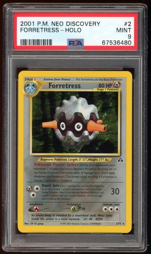Forretress (Unlimited) graded PSA 9 for sale on eBay