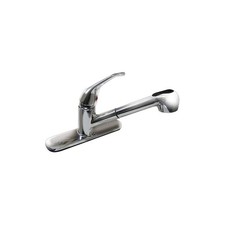 DOMINION FAUCETS 77-2100 Straight,Chrome,Dominion Faucets,1.8gpm 31XJ44