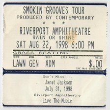 Vintage 1998 Smokin Grooves Cypress Hill Concert Ticket Stub Maryland Heights MO