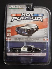 1978 Dodge Monaco CHP B&W Slick Top Greenlight Hot Pursuit 1/64 MIP 2018