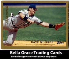 1999 Topps Dave Nilsson #141 Milwaukee Brewers MLB Baseball