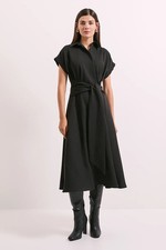 Principles Black Shirt Dress Womens Daywear Dresses