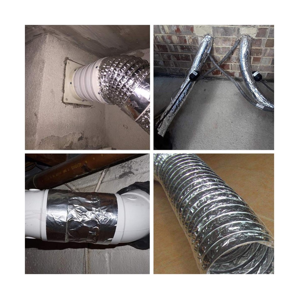 LLPT Aluminum Foil Tape 2 Inches x 70 Yards (210 Feet) 3.6 Mil ...