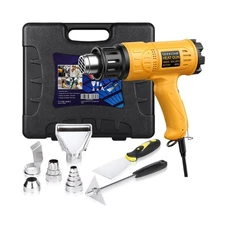 SEEKONE Heat Gun 1800W Heavy Duty Hot Air Gun Kit With Carry Case V... Fast Ship