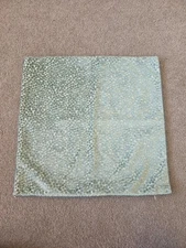 Ryan Studio 22x22 Linen Viscose Square Throw Pillow Case, Fuzzy Blue Dots