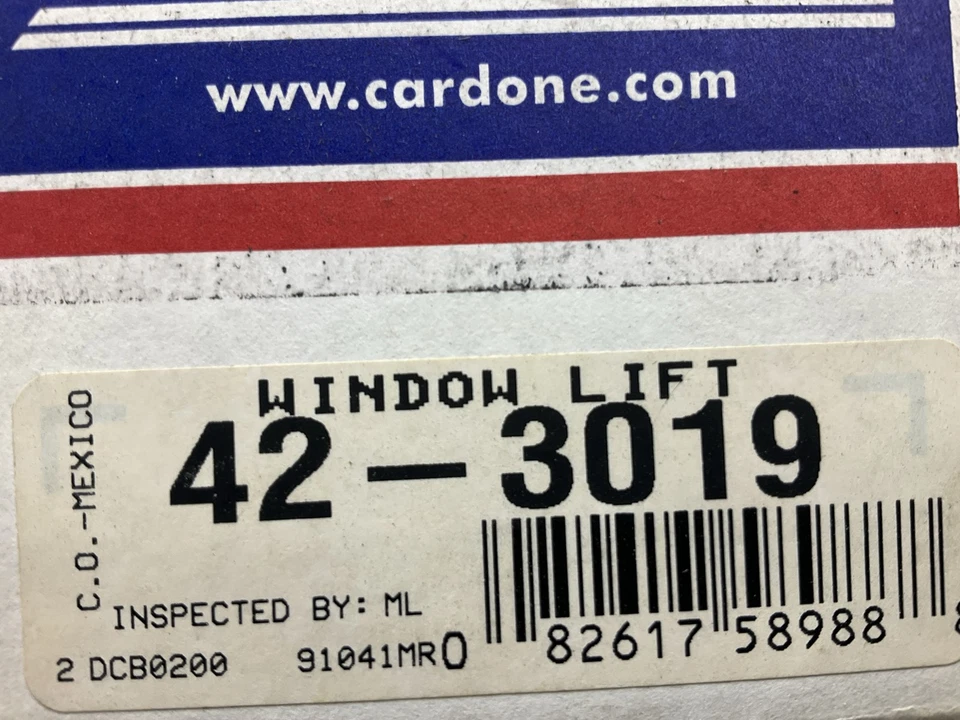 REMAN. Motor ventana eléctrica delantera izquierda Cardone 42-3019 para Nissan Quest 1999-2002 Foto 4 de 4