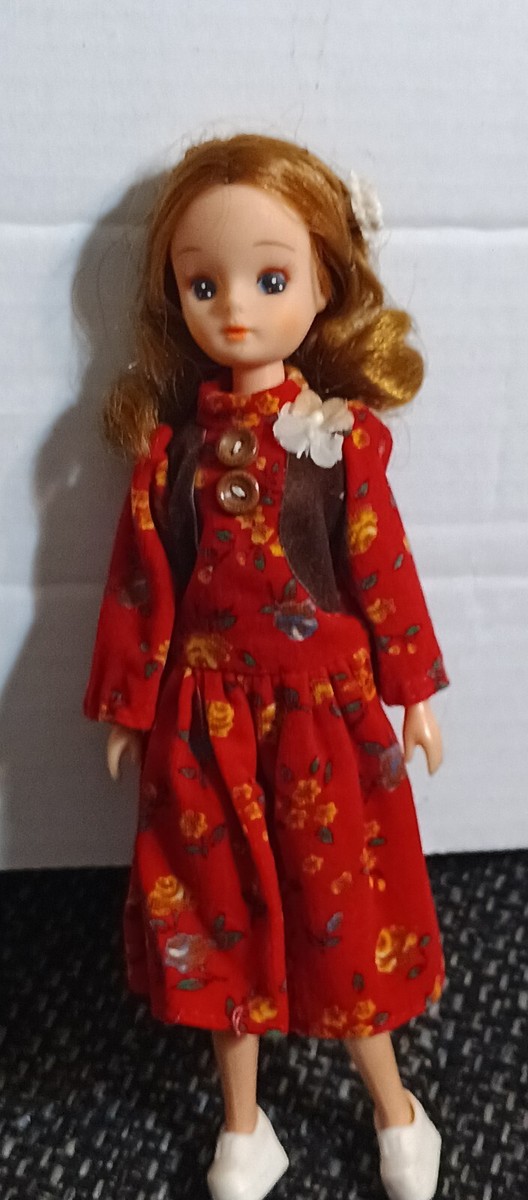 Takara Pretty LISA 8.5” Doll Dressed Licca Chan Japan Takara Pretty LISA 8.5” Doll Dressed Licca Chan Japan