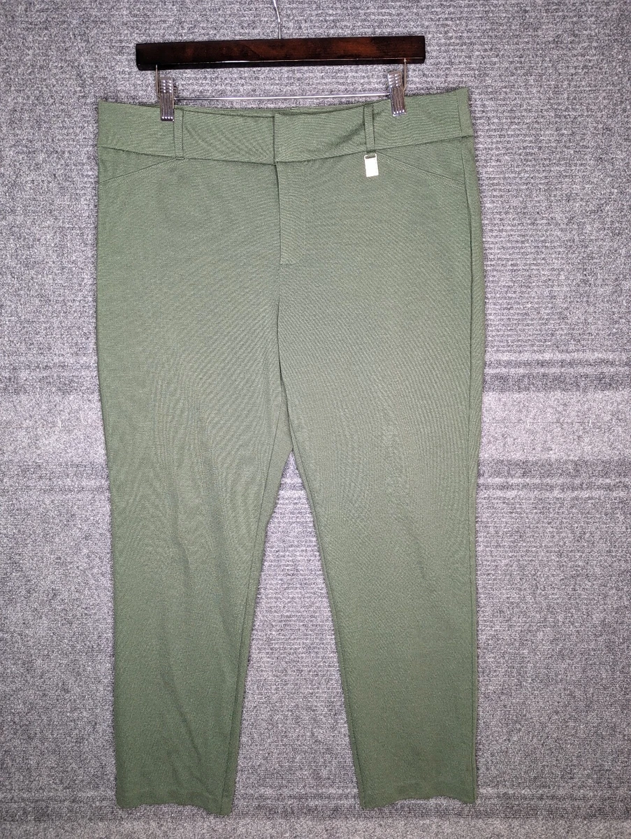 MICHAEL KORS Women's Dress Pants 14 Green