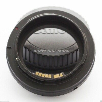 T2 to Canon EOS EF (all SLR/DSLR) with Dandelion chip. T2 mount Canon.