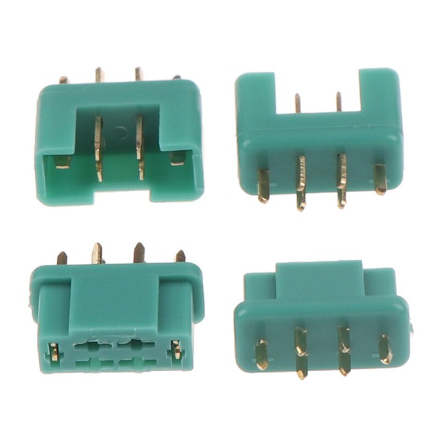 5 Pairs MPX Connector's Plug RC Connector Green 6 Angle Plug Charger Plug BH eBay