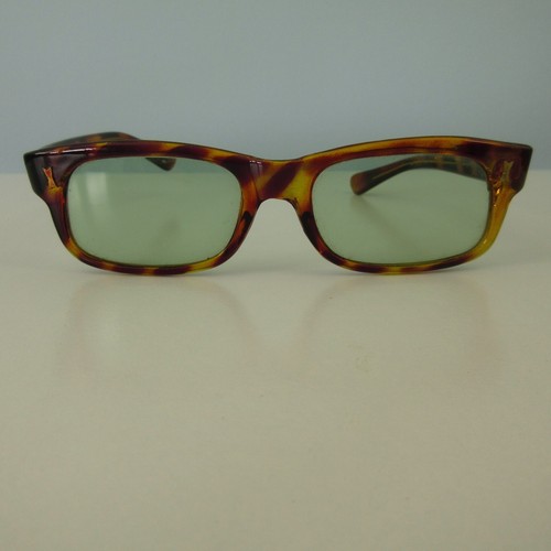 Vintage 60s Japan Eyeglasses EXCELLENT Japan Tortoise MCM Mens Unisex 50-16-140 - Picture 3 of 10